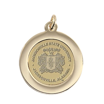 Gold Jacksonville State Gamecocks Team Pendant