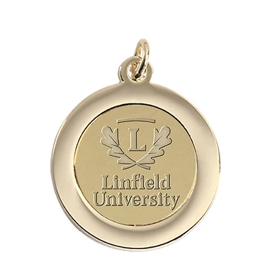Gold Linfield Wildcats Team Pendant