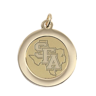 Gold Stephen F Austin Lumberjacks Team Pendant