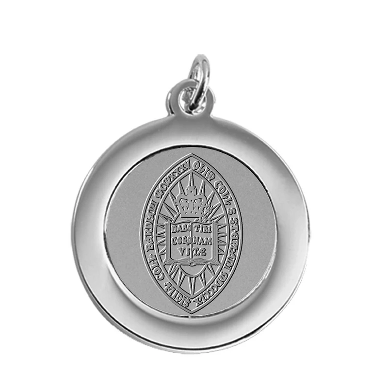 Silver Bard College Raptors Team Pendant