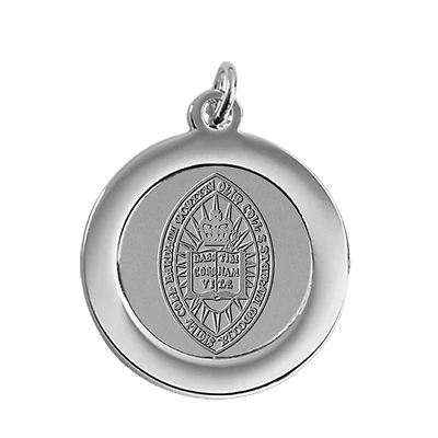 Silver Bard College Raptors Team Pendant