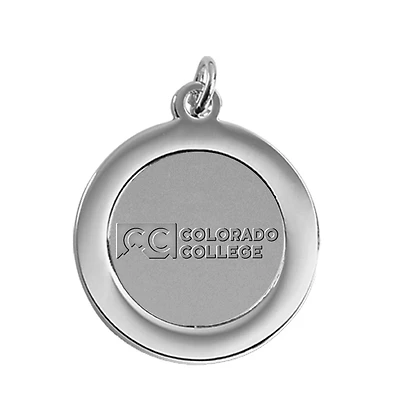 Silver Colorado College Tigers Team Pendant