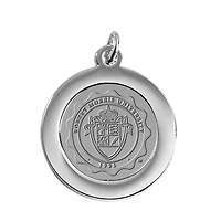 Silver Robert Morris Colonials Team Pendant