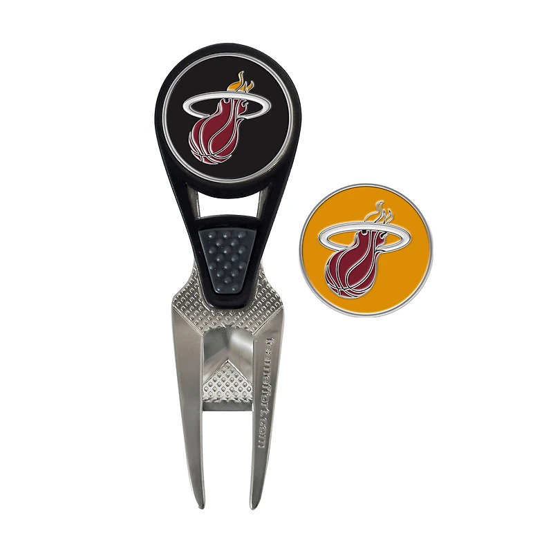 WinCraft Miami Heat CVX Repair Tool and Ball Marker Set