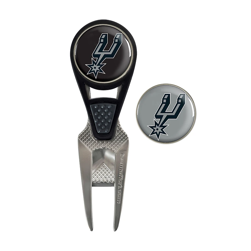 WinCraft San Antonio Spurs CVX Repair Tool and Ball Marker Set