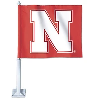 WinCraft Nebraska Huskers Double-Sided Team Car Flag