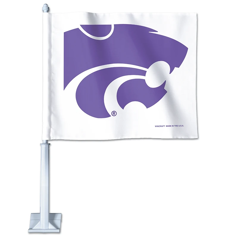 WinCraft Kansas State Wildcats Double-Sided Team Car Flag