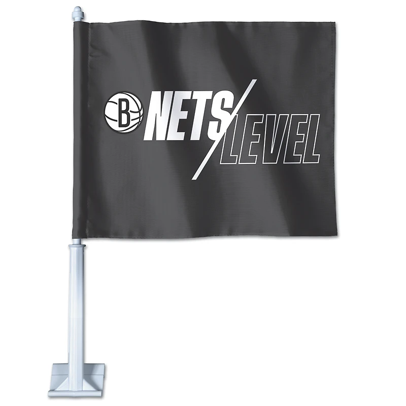 WinCraft Brooklyn Nets Double-Sided Team Car Flag