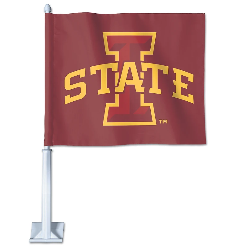 WinCraft Iowa State Cyclones Double-Sided Wordmark Team Car Flag