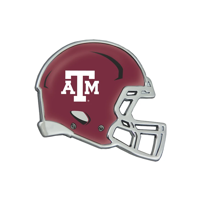 WinCraft Texas A&M Aggies Helmet Chrome Domed Car Emblem