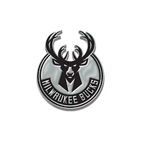 WinCraft Milwaukee Bucks Chrome Auto Emblem