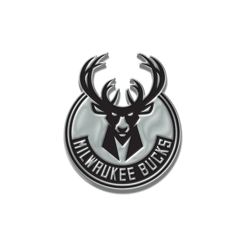 WinCraft Milwaukee Bucks Chrome Auto Emblem