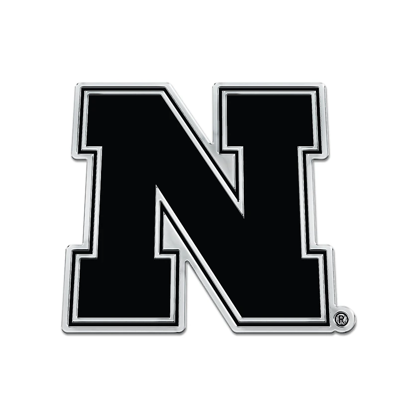 WinCraft Nebraska Huskers Chrome Car Emblem