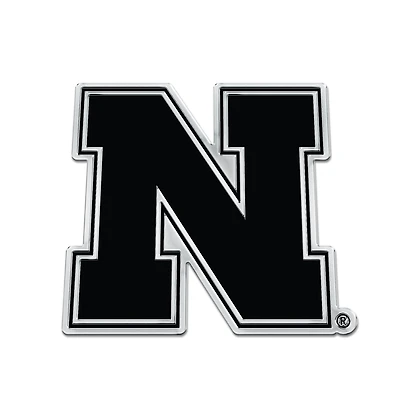 WinCraft Nebraska Huskers Chrome Car Emblem