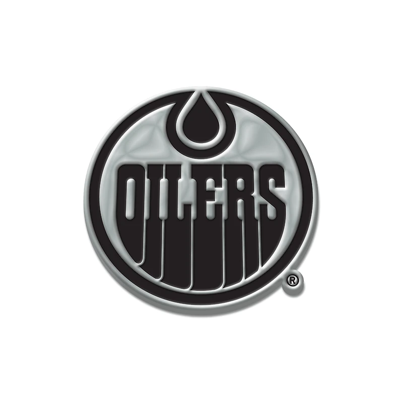 WinCraft Edmonton Oilers Team Chrome Car Emblem
