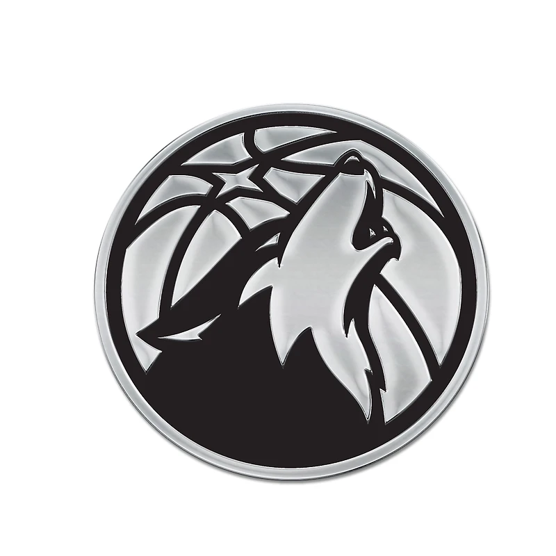WinCraft Minnesota Timberwolves Team Chrome Car Emblem