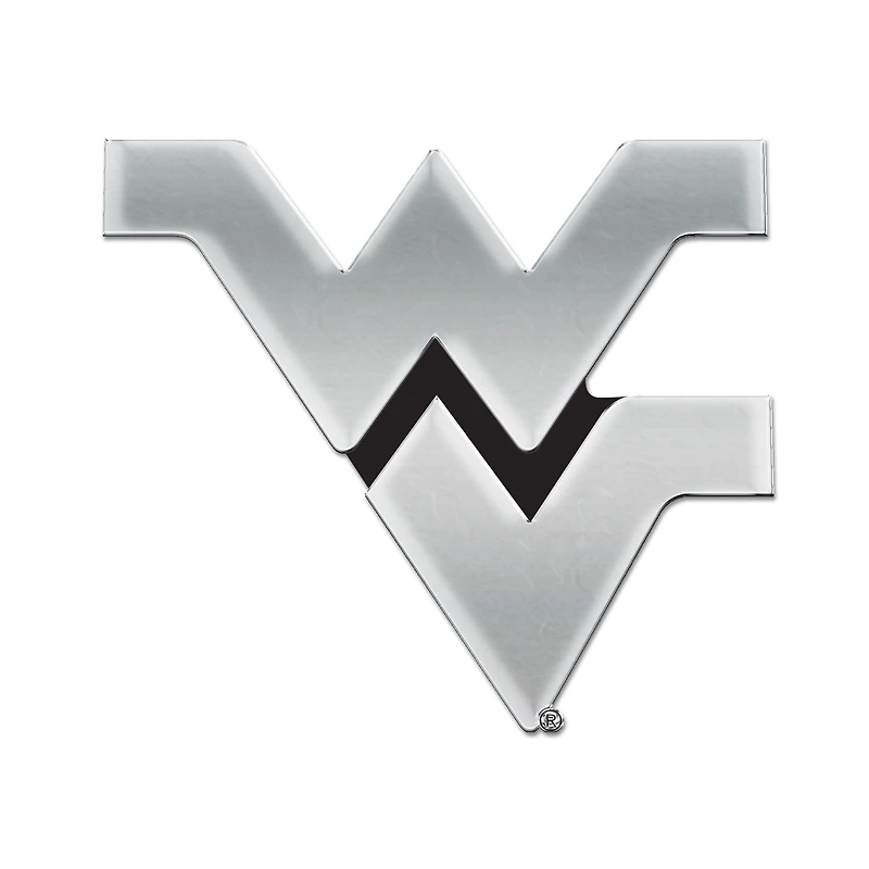 WinCraft West Virginia Mountaineers Team Chrome Car Emblem