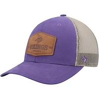 Men's '47 Purple/Natural Minnesota Vikings Rawhide Trucker Adjustable Hat