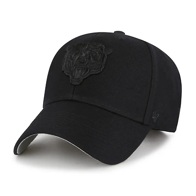 Men's '47 Black Chicago Bears  Tonal MVP Adjustable Hat