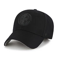 Men's '47 Black Pittsburgh Steelers  Tonal MVP Adjustable Hat