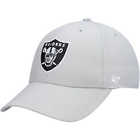 Men's '47 Gray Las Vegas Raiders MVP Adjustable Hat