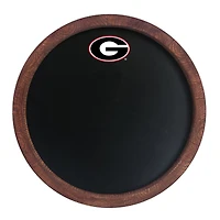 Georgia Bulldogs 20.25'' Round Chalkboard Faux Barrel Top Sign