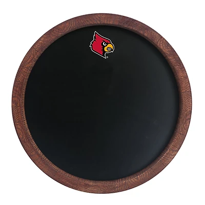Louisville Cardinals 20.25'' Round Chalkboard Faux Barrel Top Sign