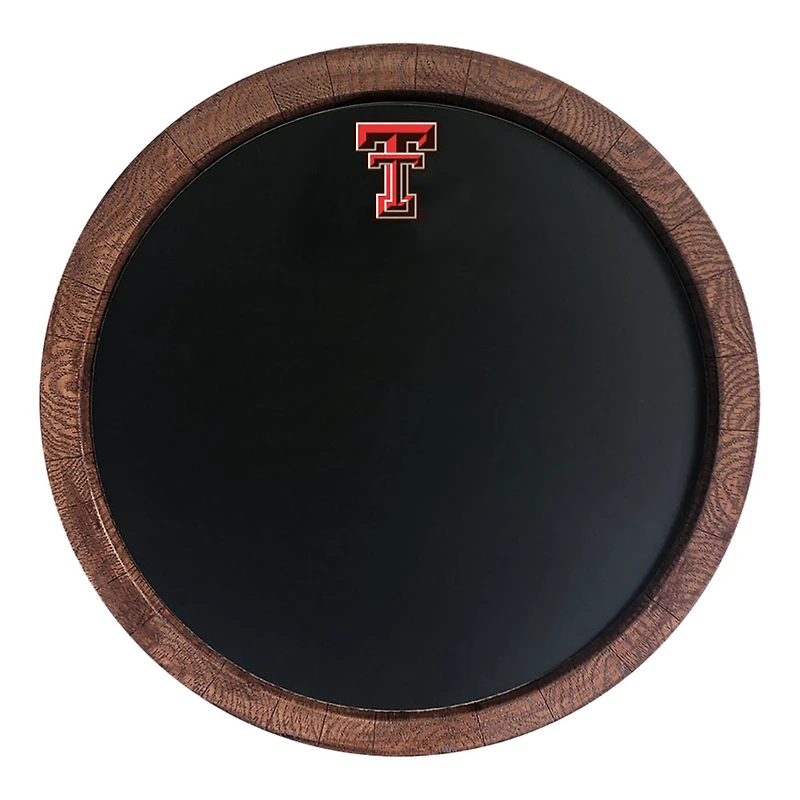 Texas Tech Red Raiders 20.25'' Round Chalkboard Faux Barrel Top Sign