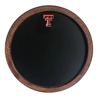 Texas Tech Red Raiders 20.25'' Round Chalkboard Faux Barrel Top Sign