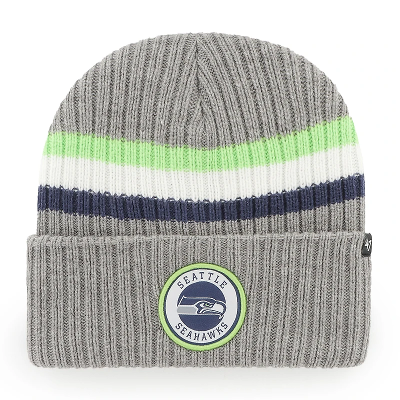 Men's '47 Gray Seattle Seahawks Highline Cuffed Knit Hat