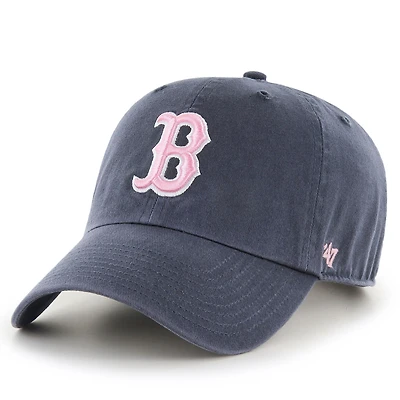 Women's '47 Navy Boston Red Sox Team Clean Up Adjustable Hat