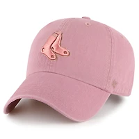 Women's '47 Pink Boston Red Sox Clean Up Adjustable Hat