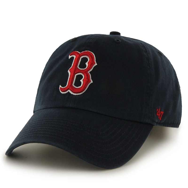 Women's '47 Navy Boston Red Sox Team Clean Up Adjustable Hat