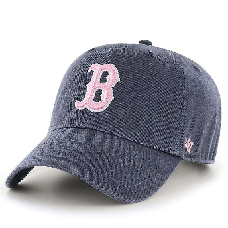 Youth '47 Navy Boston Red Sox Logo Clean Up Adjustable Hat