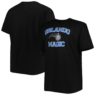 Men's Black Orlando Magic Big & Tall Heart & Soul T-Shirt