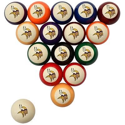 Imperial Cream Minnesota Vikings Retro Billiard Ball Set