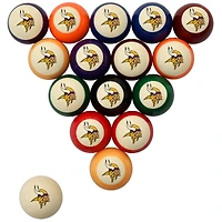 Imperial Cream Minnesota Vikings Retro Billiard Ball Set