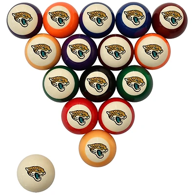 Imperial Cream Jacksonville Jaguars Retro Billiard Ball Set