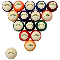 Imperial Cream Los Angeles Chargers Retro Billiard Ball Set