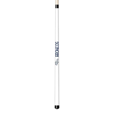 Imperial White Denver Broncos Short Billiard Cue
