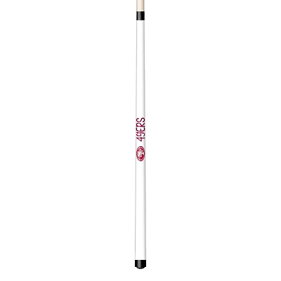 Imperial White San Francisco 49ers Short Billiard Cue
