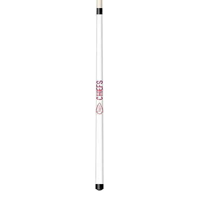 Imperial White Kansas City Chiefs Short Billiard Cue