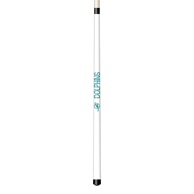 Imperial White Miami Dolphins Short Billiard Cue