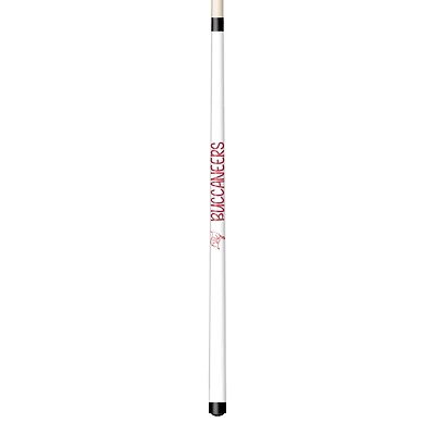 Imperial White Tampa Bay Buccaneers Short Billiard Cue