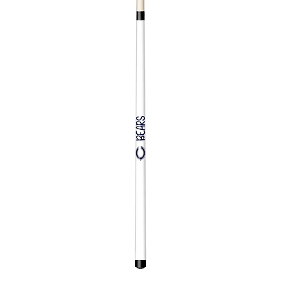 Imperial White Chicago Bears Short Billiard Cue