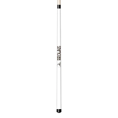 Imperial White Cleveland Browns Short Billiard Cue