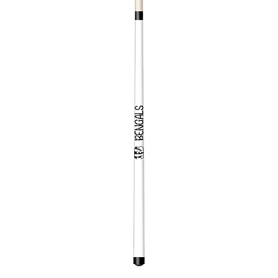 Imperial White Cincinnati Bengals Short Billiard Cue