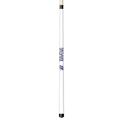 Imperial White Baltimore Ravens Short Billiard Cue