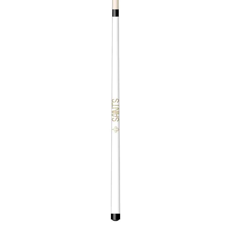 Imperial White New Orleans Saints Short Billiard Cue
