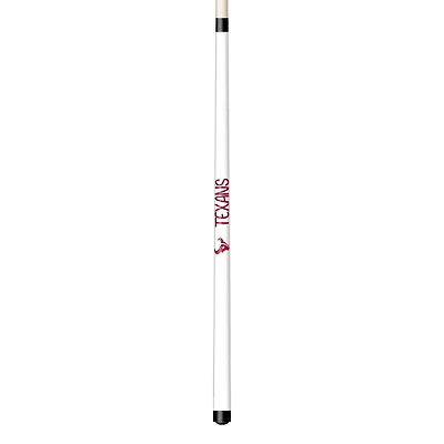 Imperial White Houston Texans Short Billiard Cue